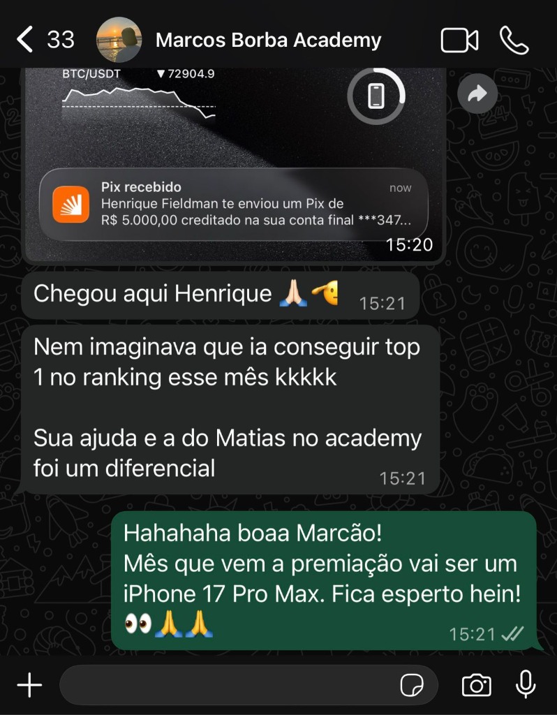 Comprovante Pix R$ 5.000